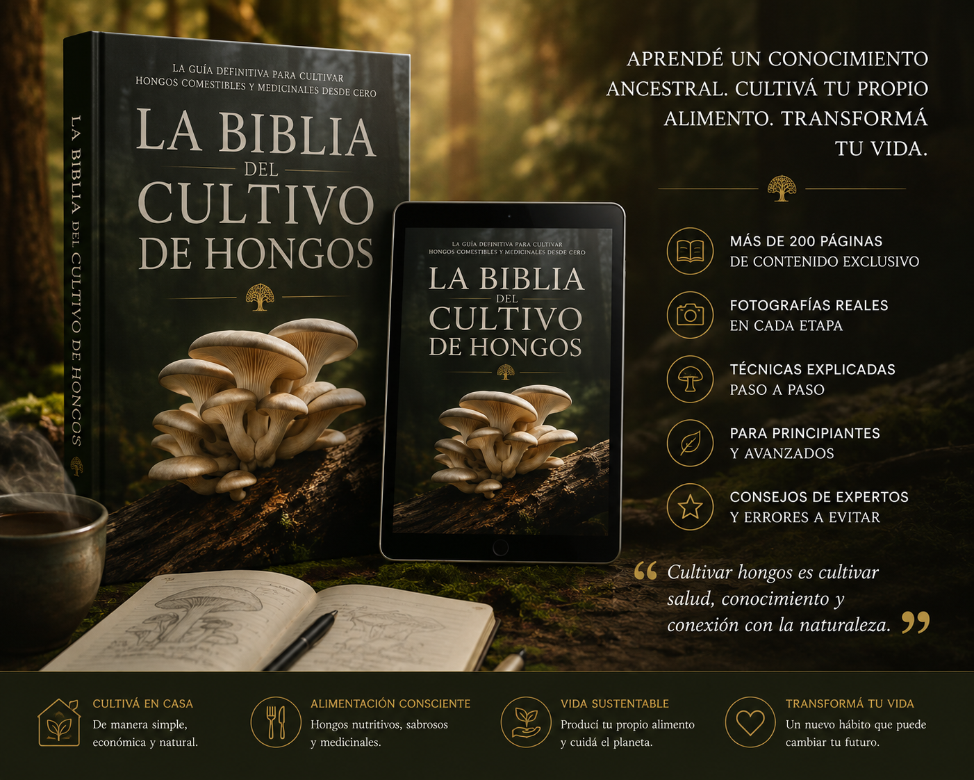 La biblia del cultivo de hongos